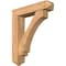 Ekena Millwork Imperial Arts and Crafts Smooth Bracket w/ Offset Brace, Western Red Cedar, 7 1/2"W x 34"D x 40"H BKT0806X34X40IMP03SWR - alternate 1